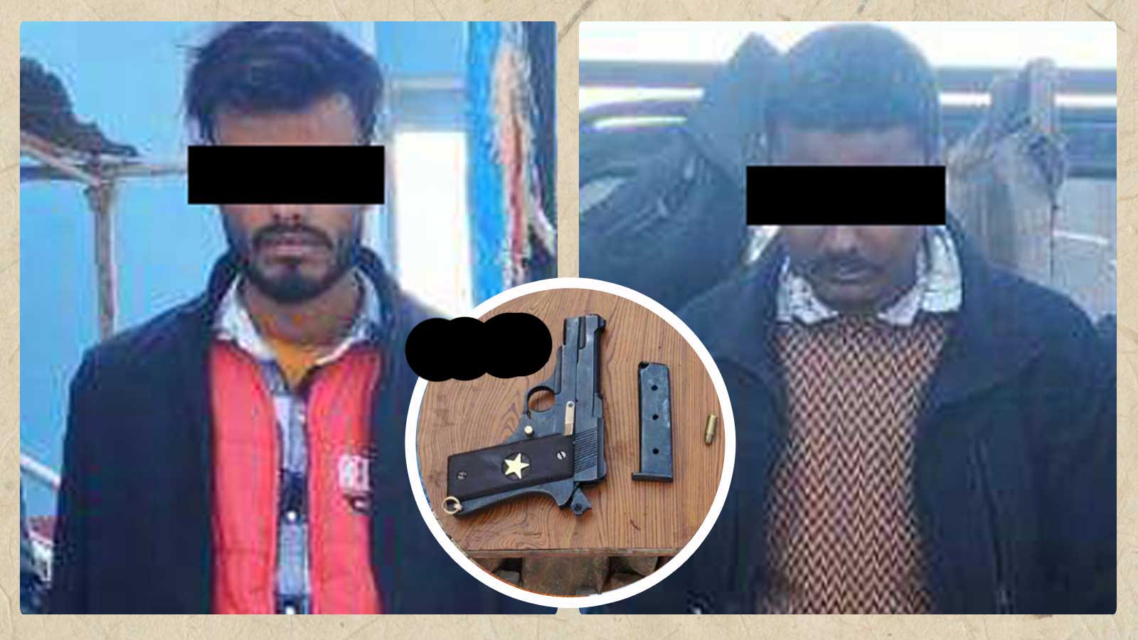 धनुषामा पेस्तोलसहित दुई युवक पक्राउ, १ जना भारतीय